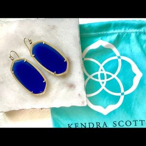 KENDRA SCOTT Blue Danielle Earrimgs!